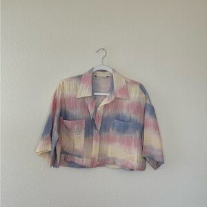 Zara Multicolor button up